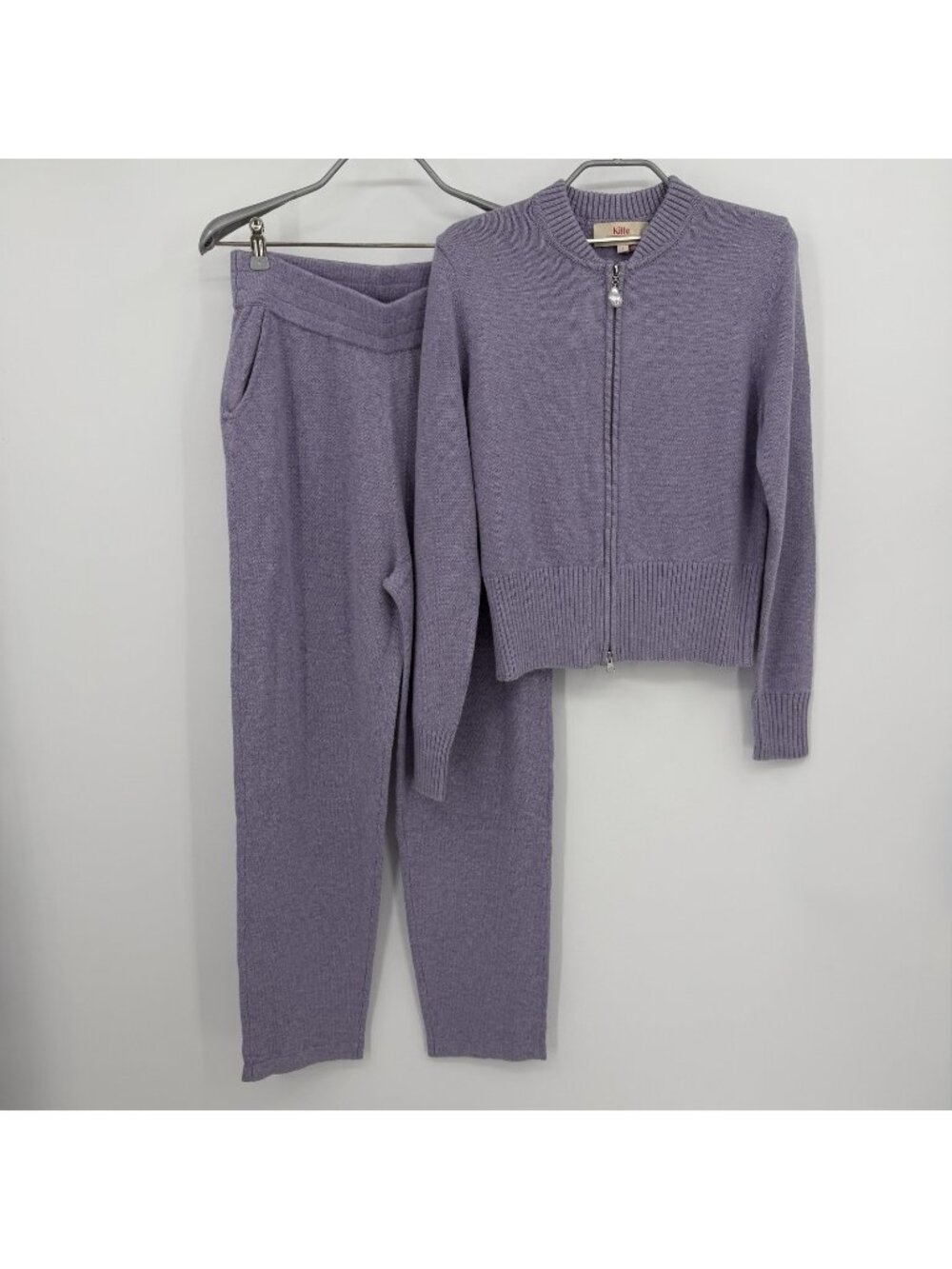 Kilte Collection Cotton-Cashmere Kay Full Zip Sweater/Pants Matching Set 1 S 690